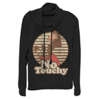 Junior's Pixar No Touchy Cowl Neck